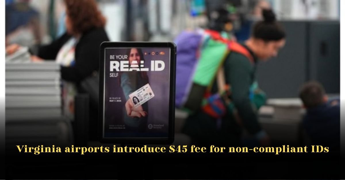 Virginia Airports Introduce $45 Fee for Non-Compliant IDs