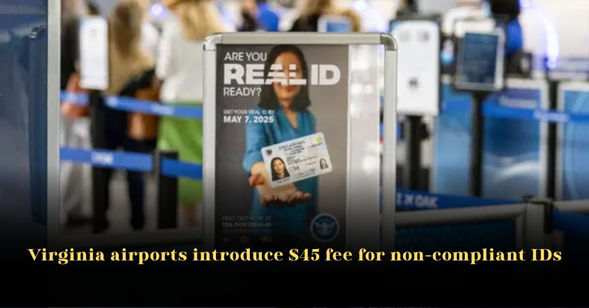 Virginia Airports Introduce $45 Fee for Non-Compliant IDs