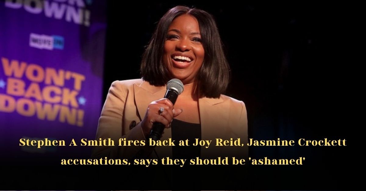 Stephen A Smith fires back at Joy Reid, Jasmine Crockett accusations, says they should be 'ashamed'