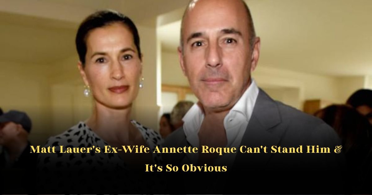 Matt Lauer's Ex-Wife Annette Roque Can't Stand Him & It's So Obvious 2 Matt Lauer's Ex-Wife Annette Roque Can't Stand Him & It's So Obvious