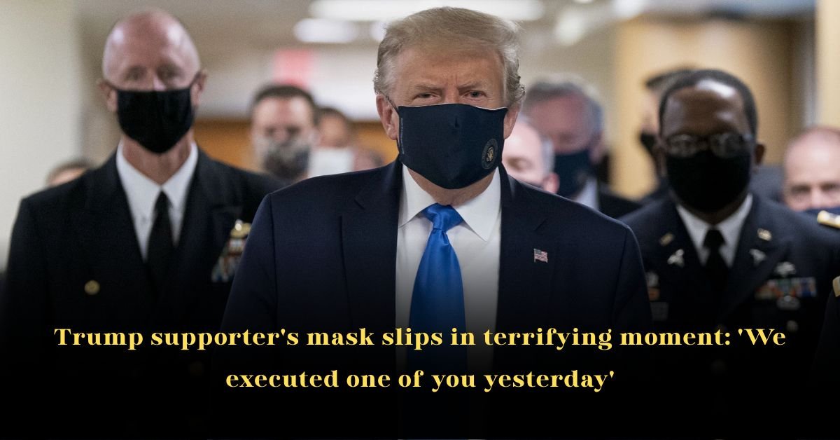Trump supporter's mask slips in terrifying moment: 'We executed one of you yesterday'