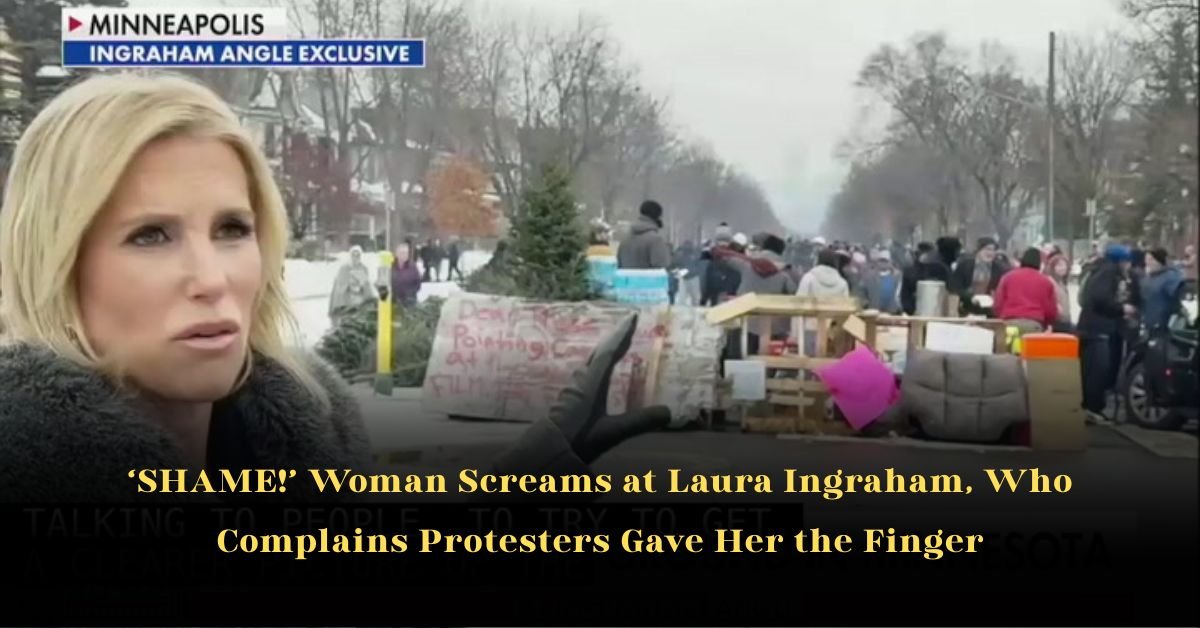 SHAME! Woman Screams at Laura Ingraham, Who Complains Protesters Gave Her the Finger