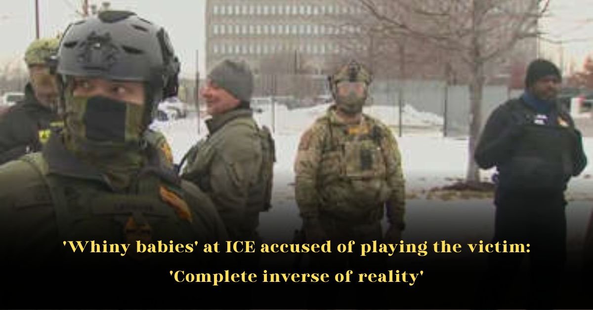 'Whiny babies' at ICE accused of playing the victim: 'Complete inverse of reality'