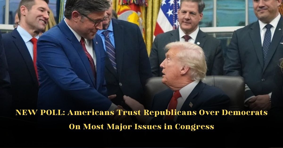 New Poll: Americans Trust Republicans More Than Democrats On Most Big Issues in Congress